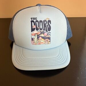 American Eagle Outfitters Blue Graphic Trucker Hat